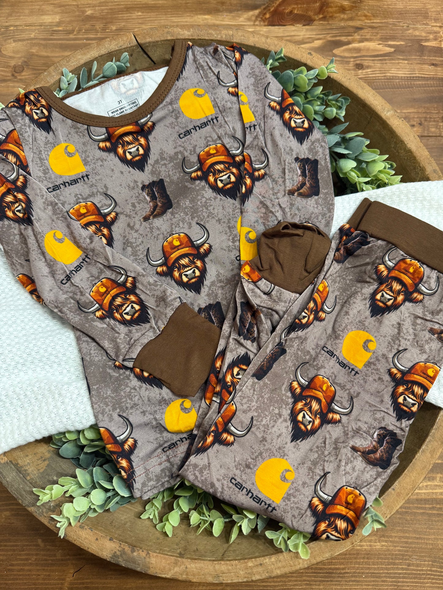 Carhartt Highlander bamboo 2pc sleep set