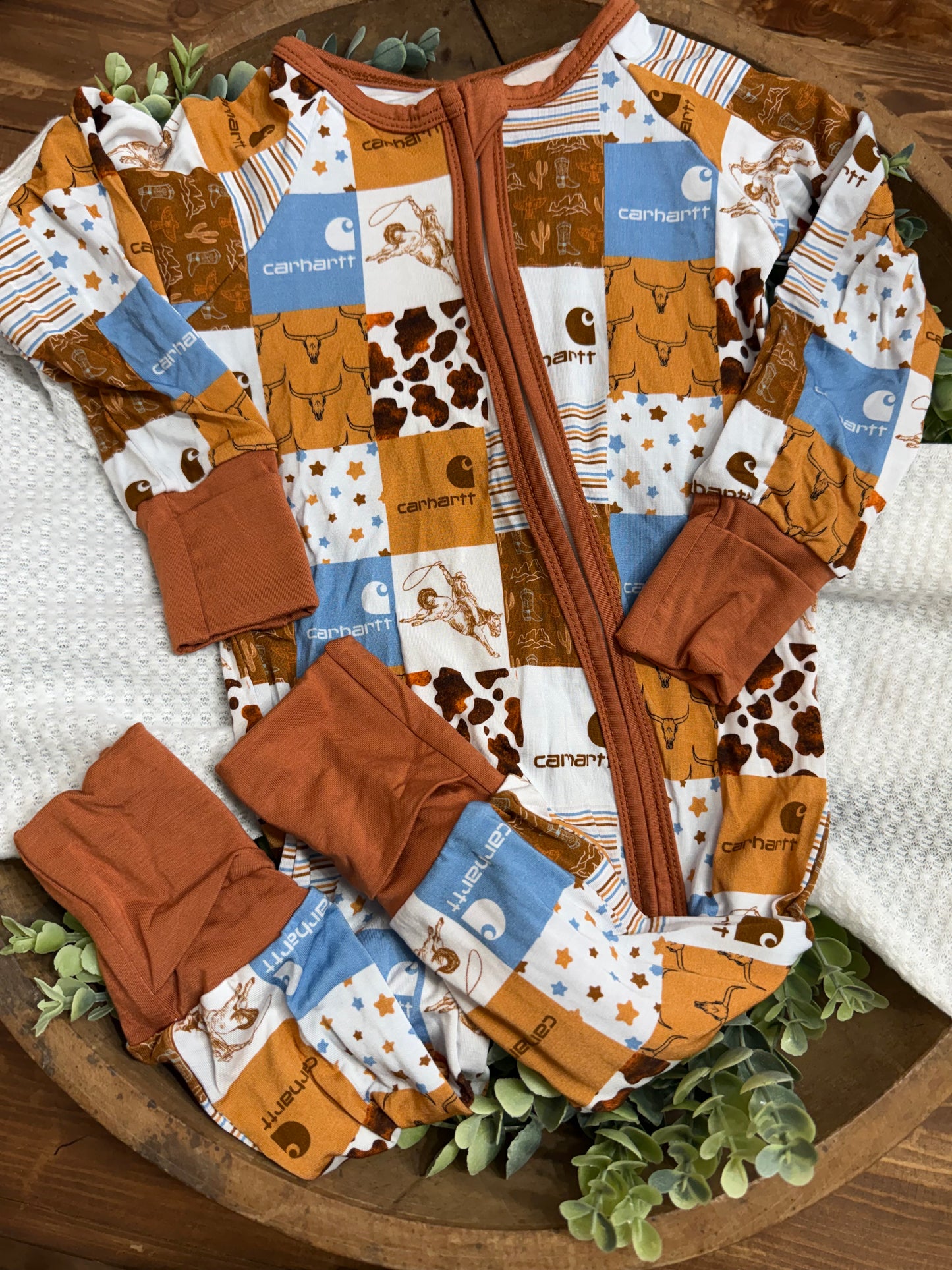 Bamboo zippy light blue Carhartt