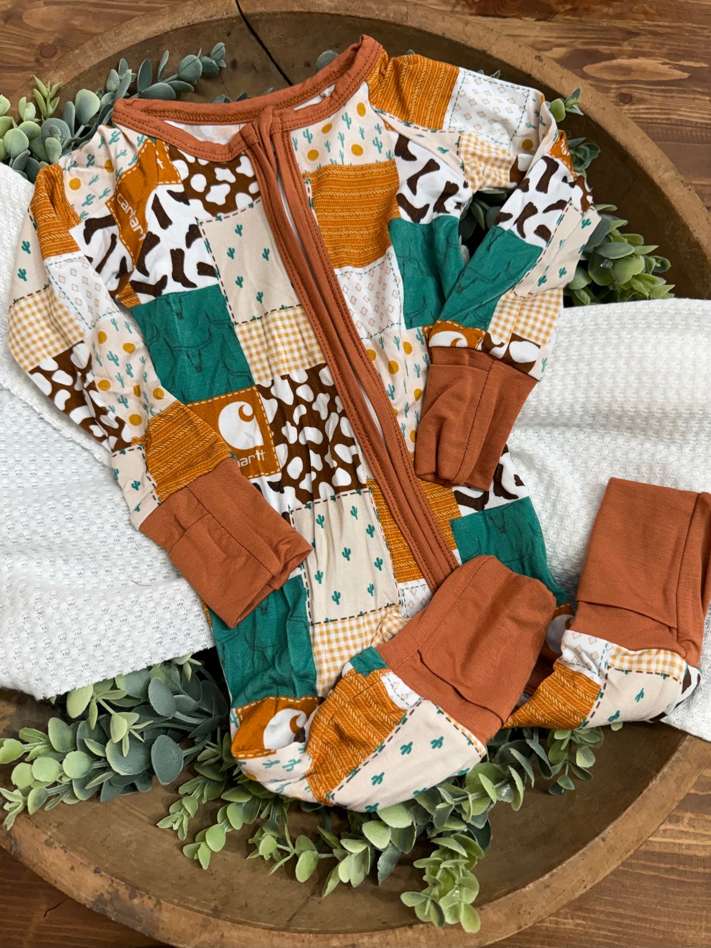 Bamboo zippy Carhartt patch