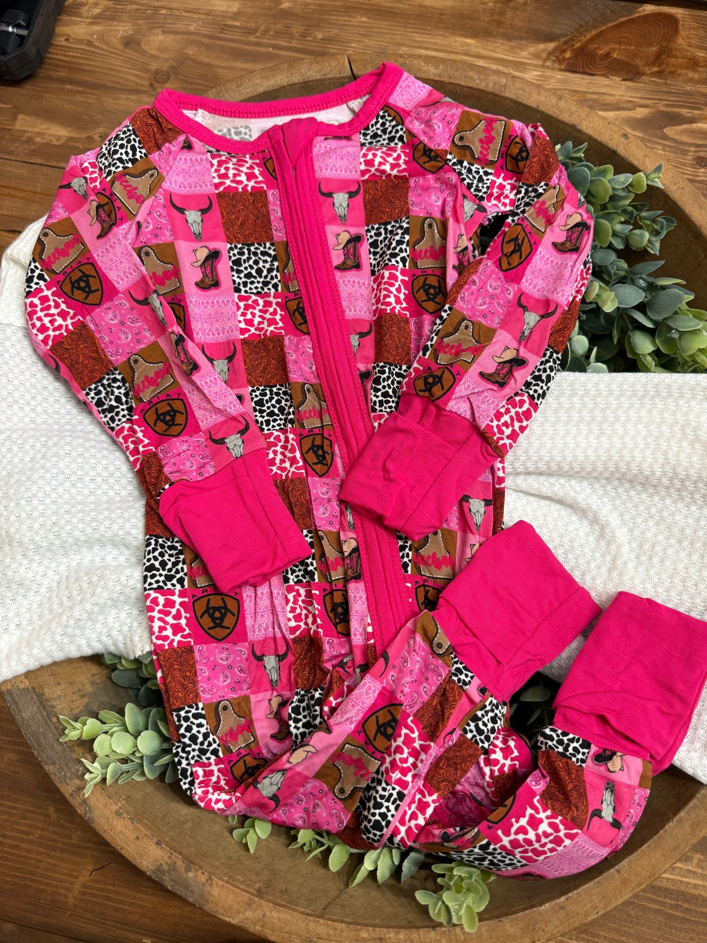 Bamboo zippy hot pink Ariat