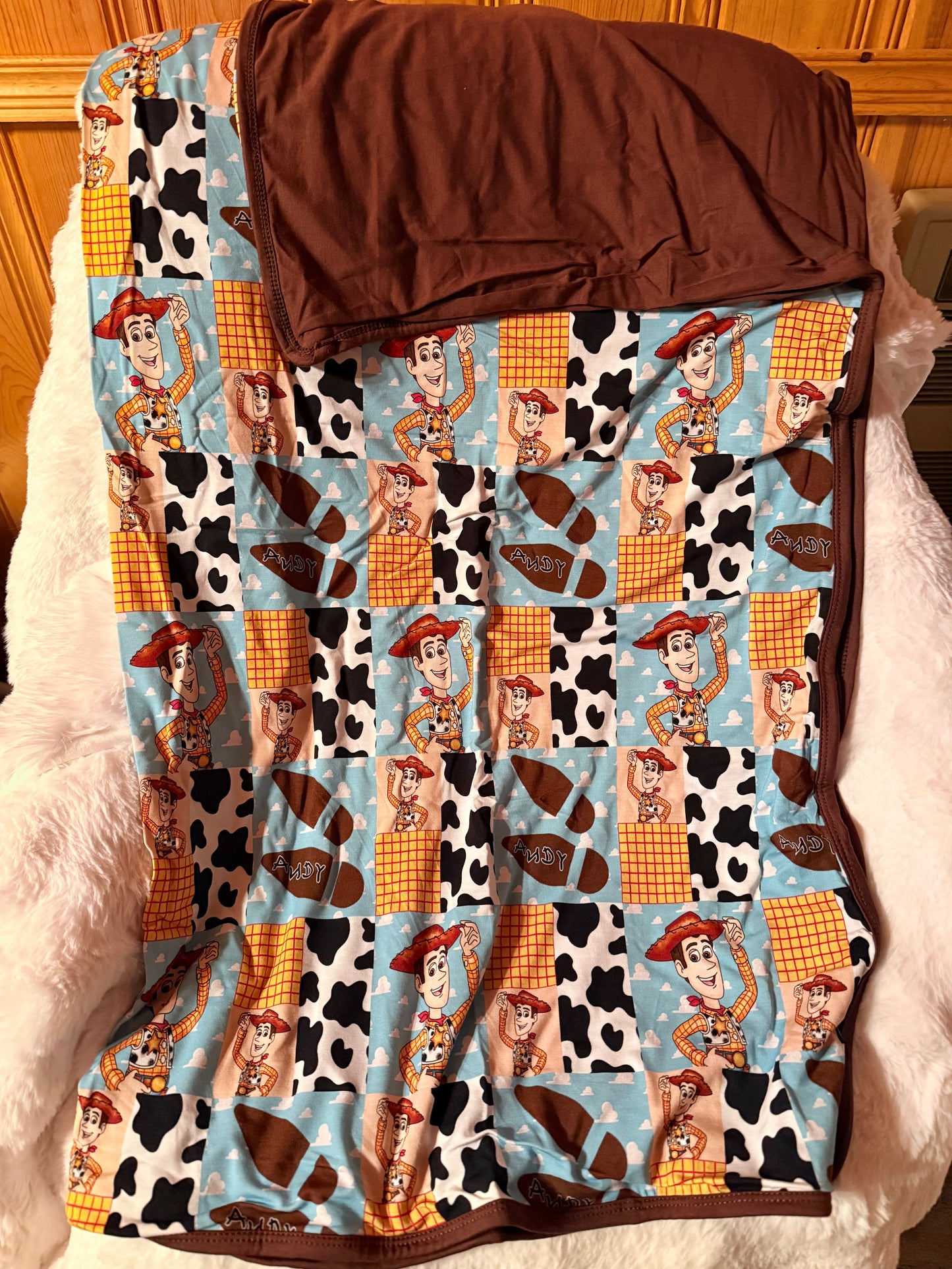 Bamboo blanket- Woody