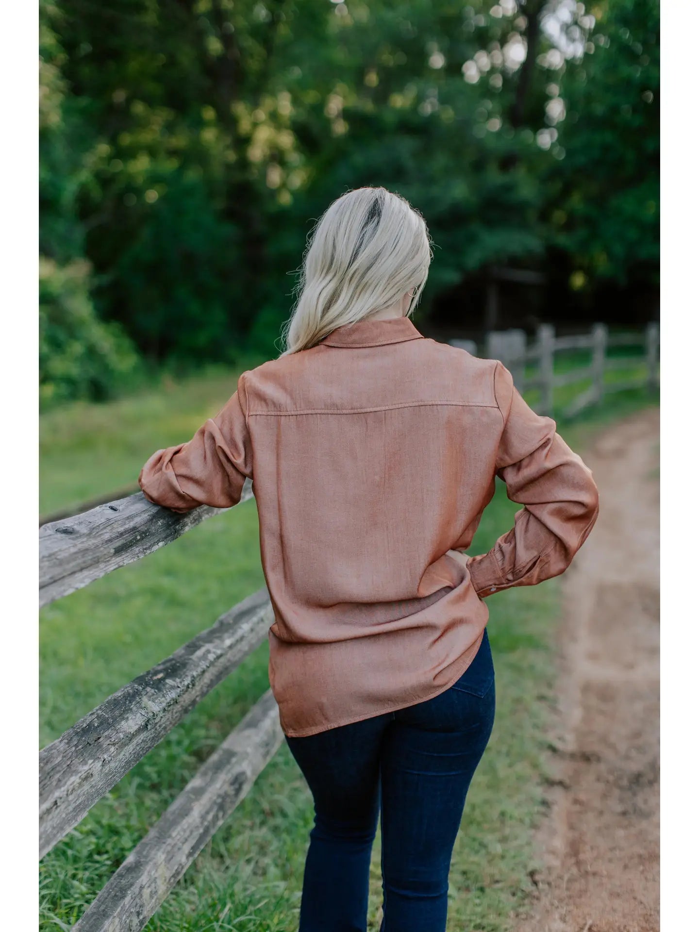 PREORDER- Pearl Snap Button Up Shirt