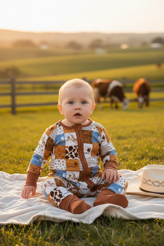 Bamboo zippy light blue Carhartt