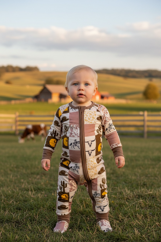 Bamboo zippy yellow Carhartt patch