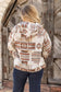 PREORDER- Aztec Print Top Hooded Pullover Blouse